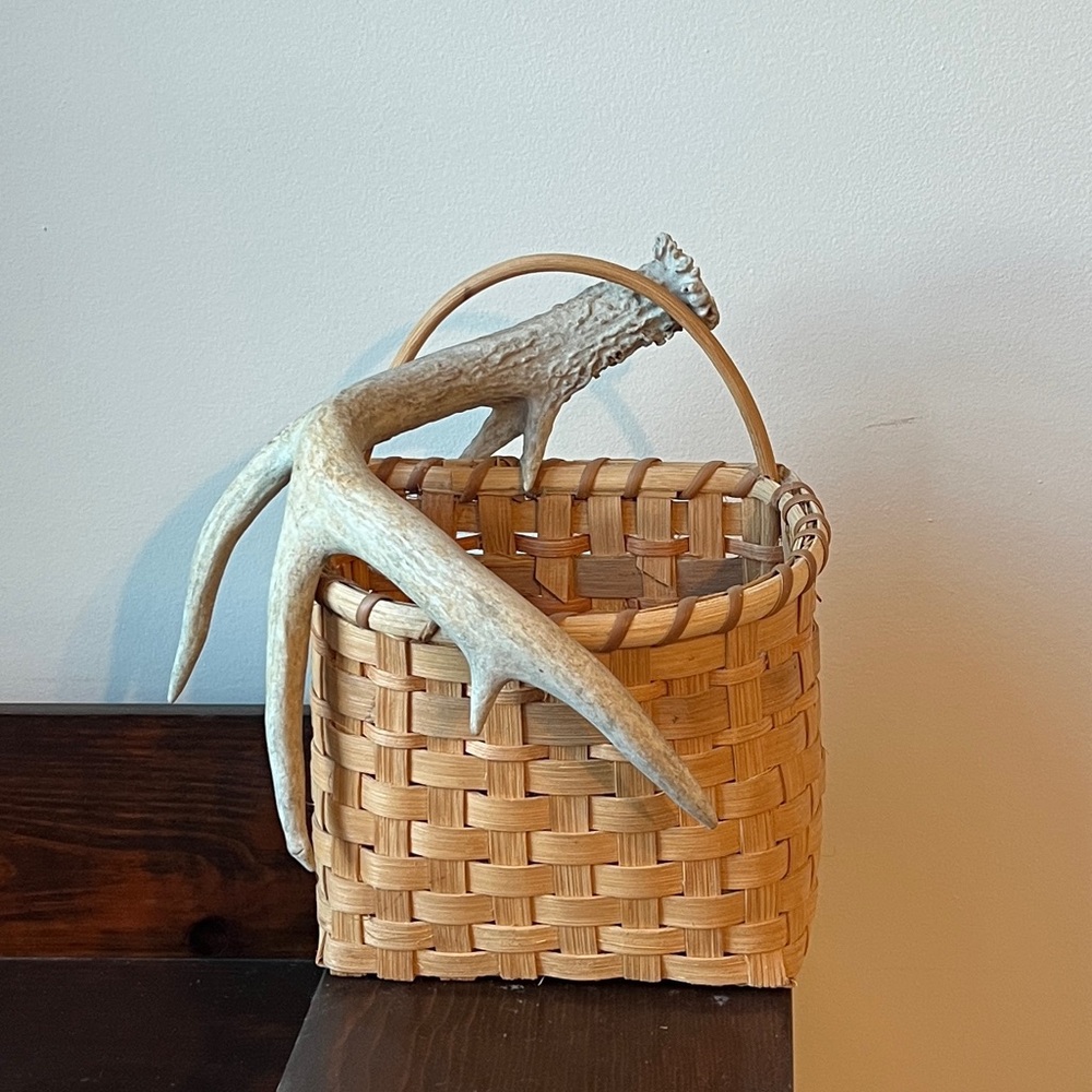 Deer Antler Basket